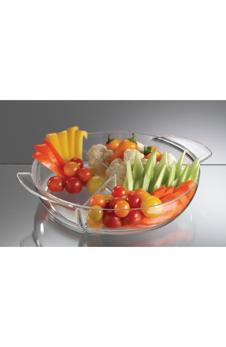 PRODYNE Iced Platter, 10-Inch, Alternate, color, Clear
