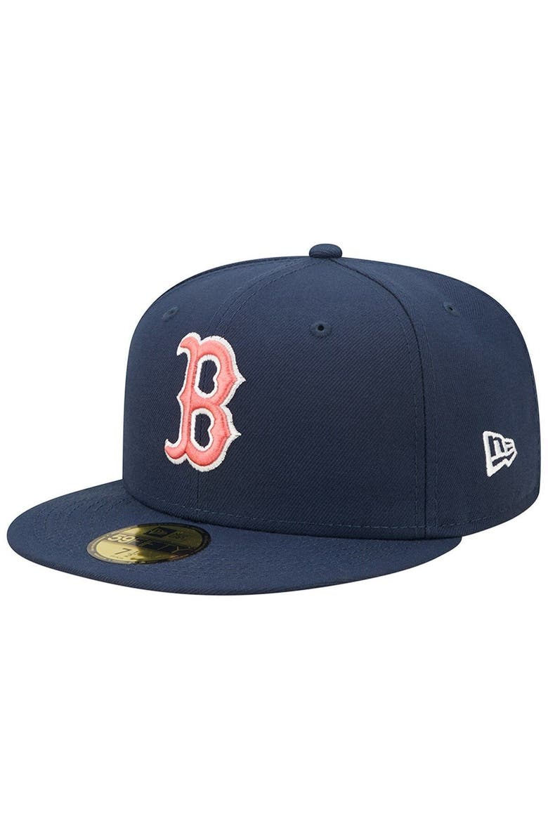 New Era Men's New Era Navy Boston Red Sox 2013 World Series Lava Undervisor 59FIFTY Fitted Hat, Alternate, color, 