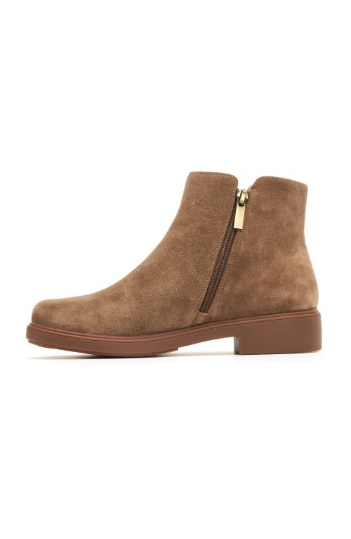Abeo Compass Zip In Dark Taupe - Metatarsal