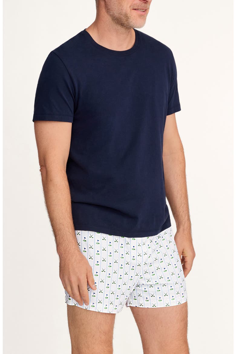 Assorted 3-Pack Cotton Twill Boxers, Alternate, color, BLUE