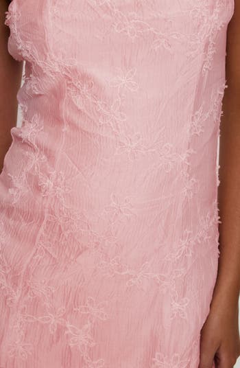 Floral Appliqué & Sequin Cocktail Minidress