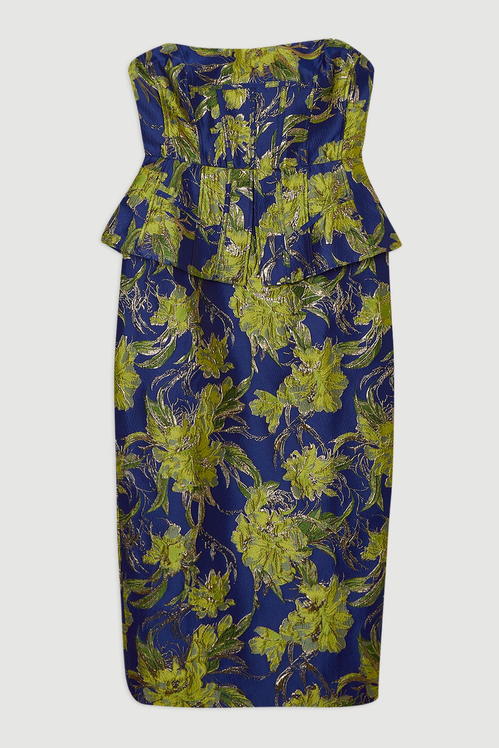 Karen Millen Petite Floral Jacquard Midi Pencil Dress (Women