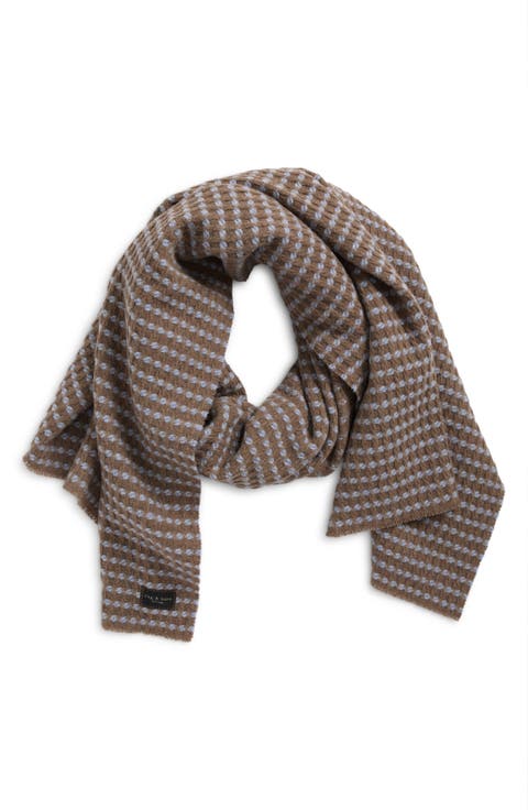 Joni Wool Waffle Scarf