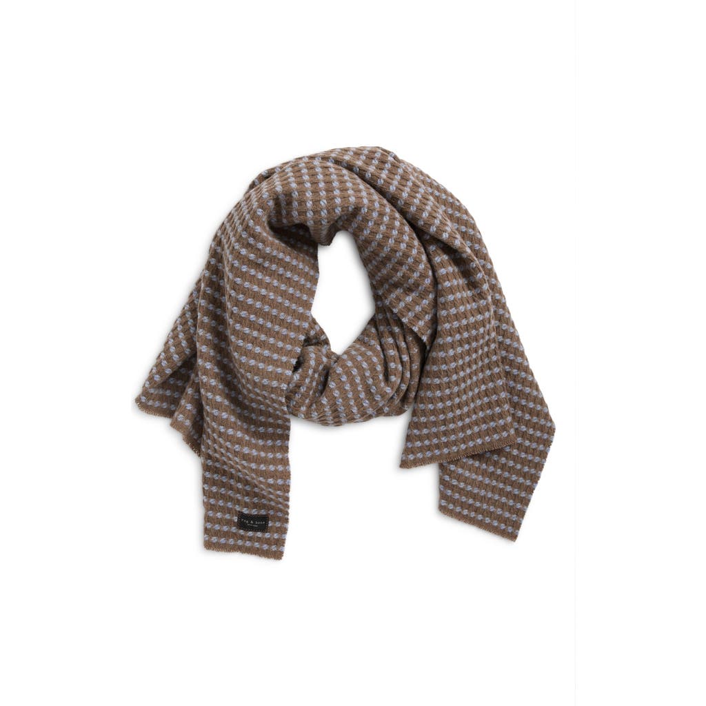 Rag & Bone Joni Wool Waffle Scarf In Multi