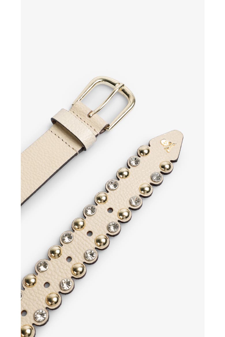 Sandy Cristal Belt, Alternate, color, Ecru