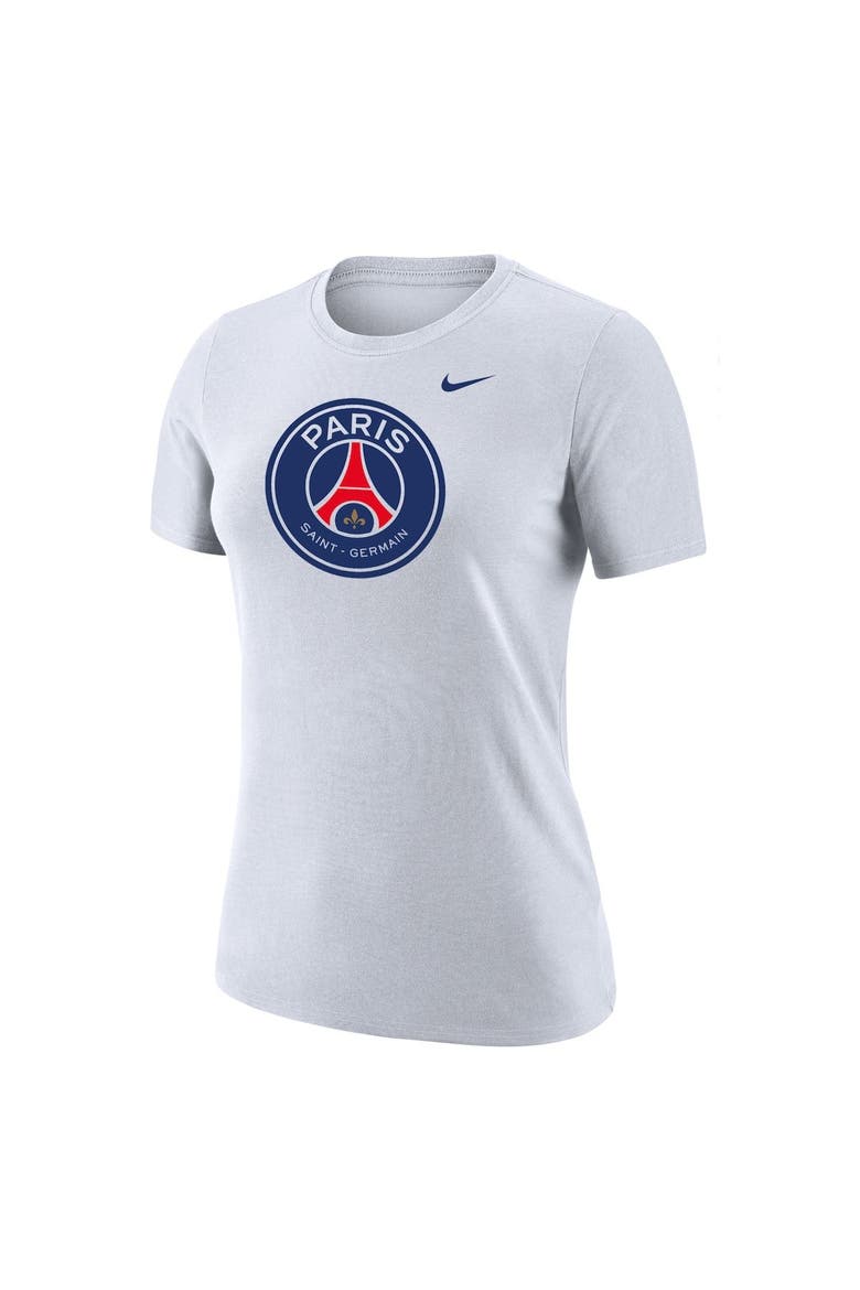 Women's Nike White Paris Saint-Germain Club Crest T-Shirt, Main, color, White