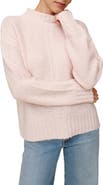 Bella Dahl Mock Neck Merino Wool Blend Sweater