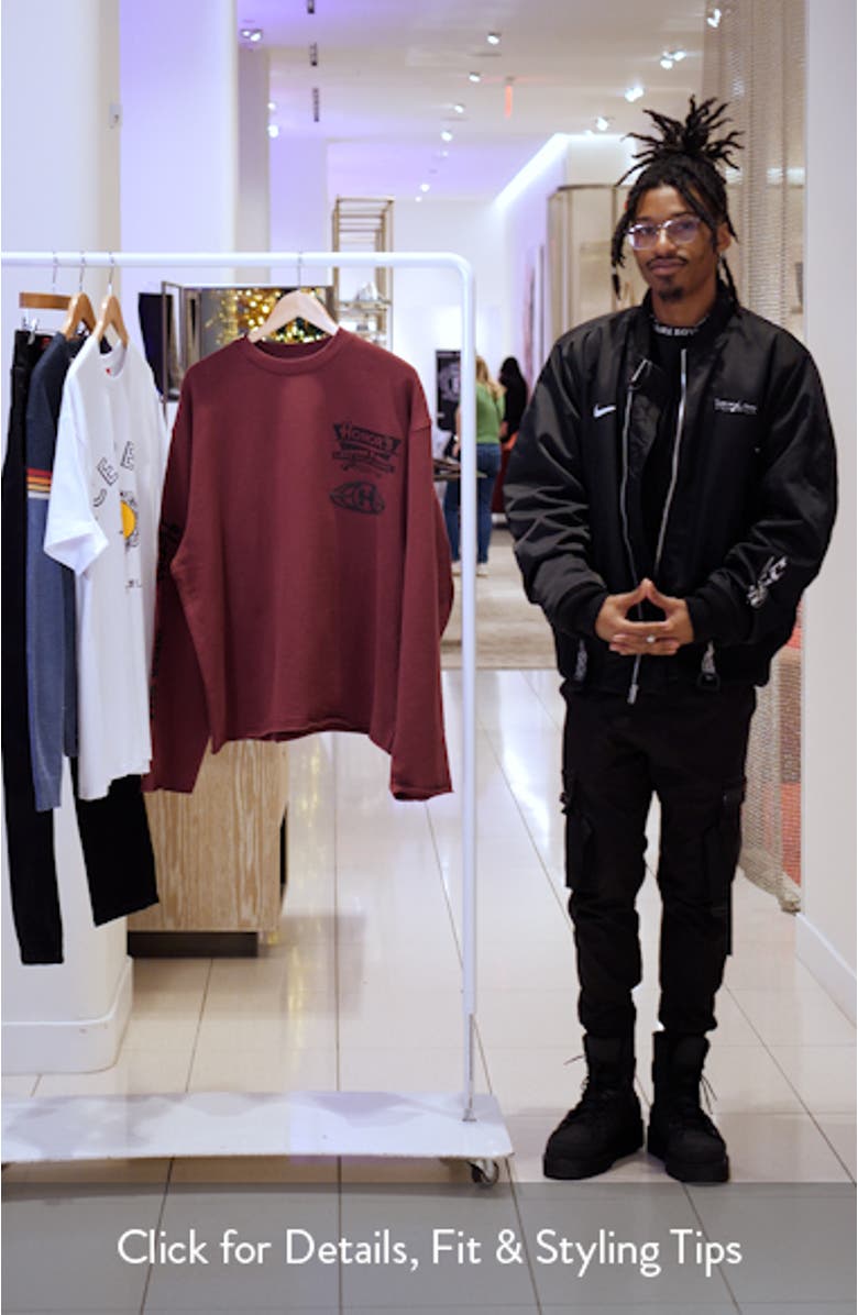 LA Nights Embroidered Logo Graphic T-Shirt, sales video thumbnail