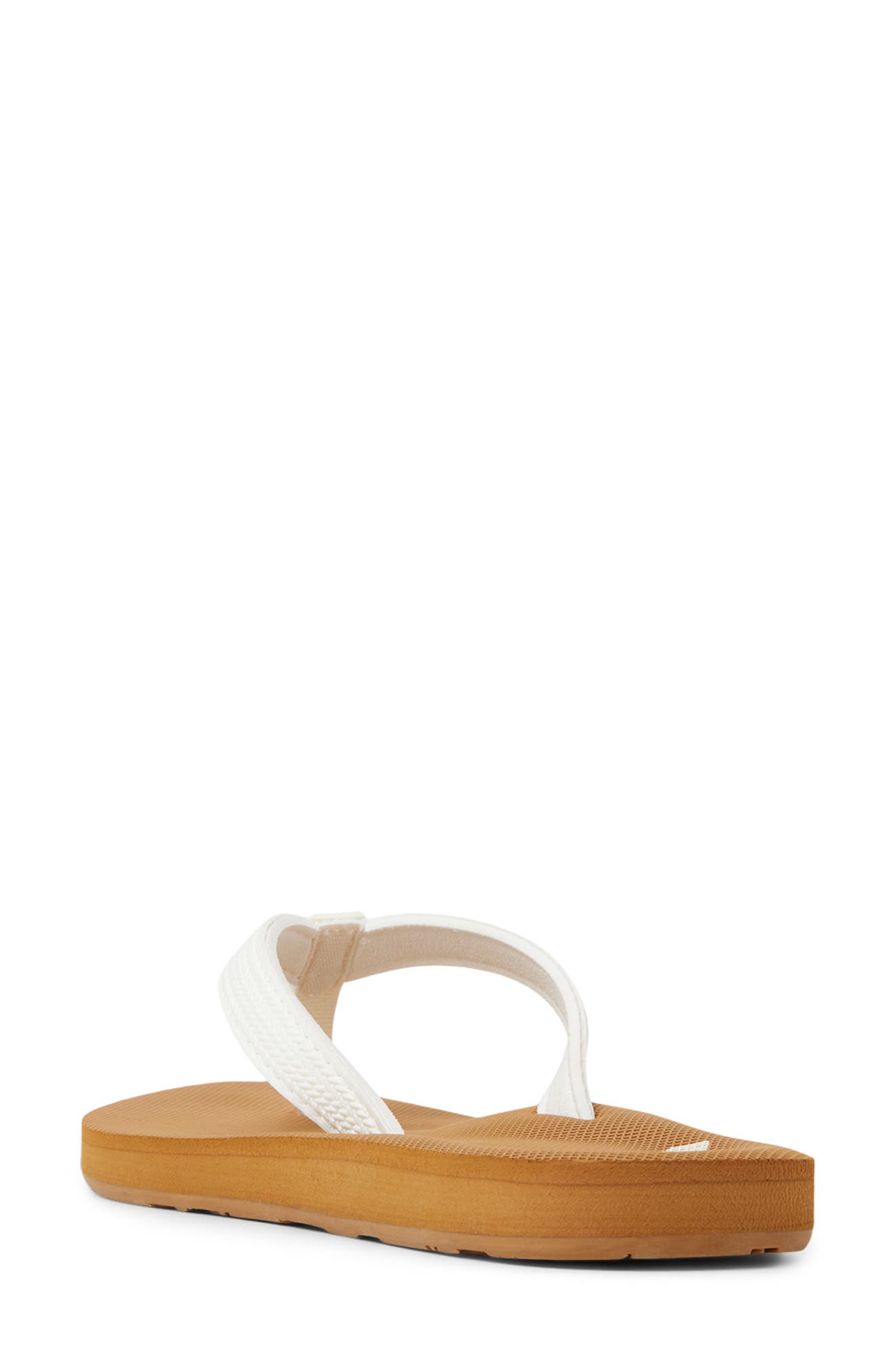 Roxy Porto Flip Flop, Alternate, color, Cream