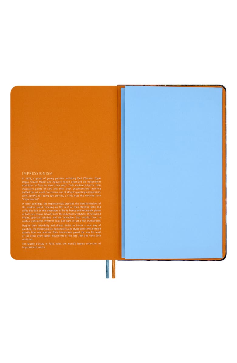 Moleskine Impressionism Large Notebook, Alternate, color, Decorated