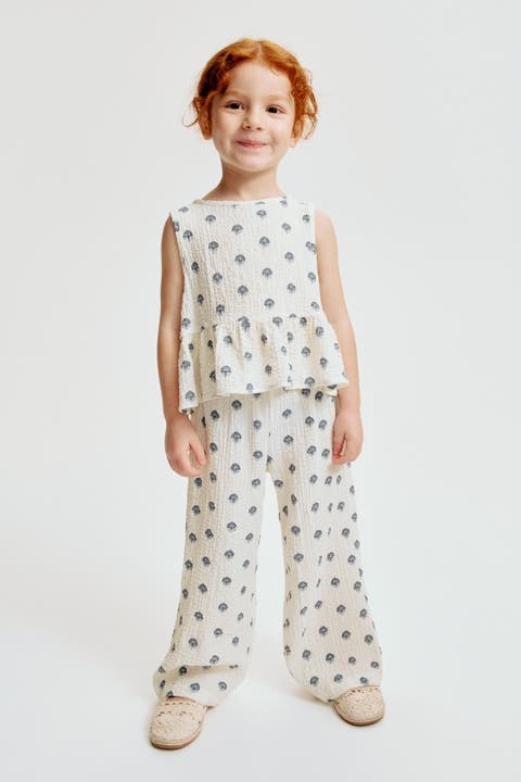 2-piece crinkled jersey set