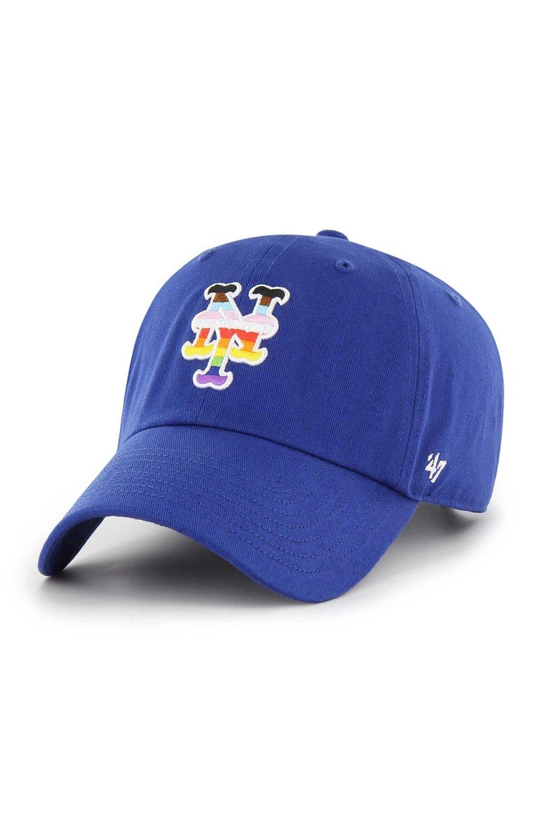 '47 Men's '47 Royal New York Mets Pride Clean Up Adjustable Hat, Alternate, color, 
