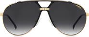Carrera Eyewear 1089/S 64mm Oversize Gradient Pilot Sunglasses