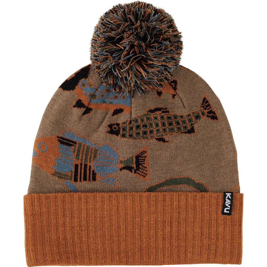 Kavu Herschel Pom Beanie In Multi