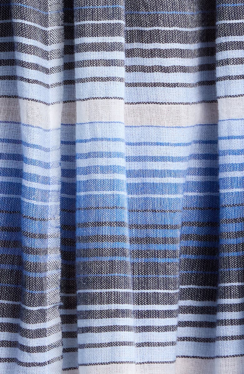 lemlem Eda Stripe Cotton Cover-Up Sundress, Alternate, color, Feven Blue