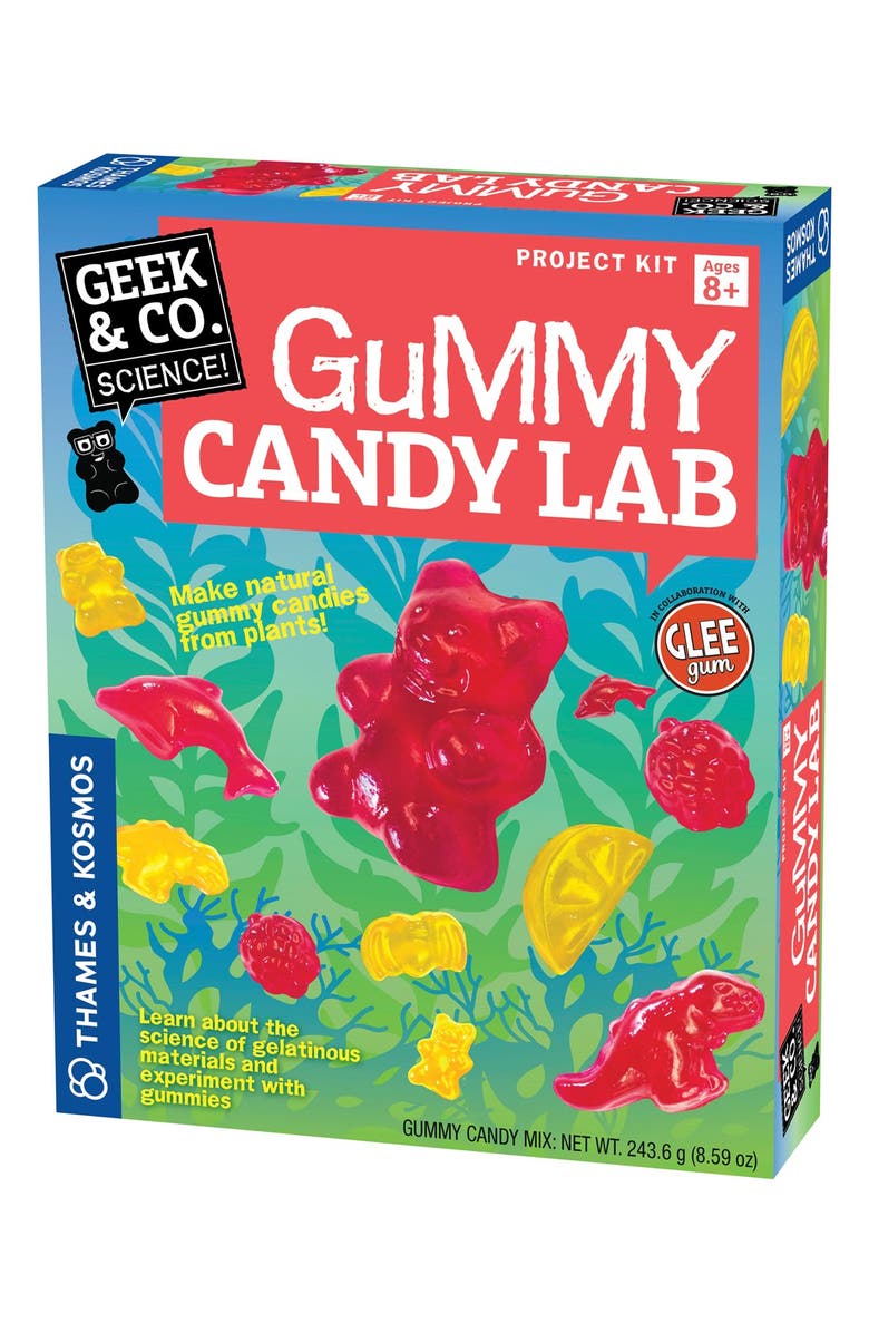 Thames & Kosmos Gummy Candy Lab Science Project Kit Toy, Main, color, Multi