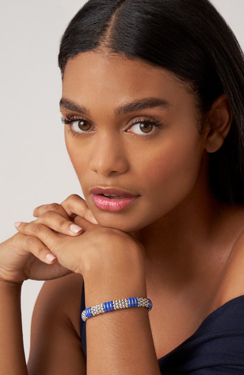 LAGOS Blue Caviar Station Rope Bracelet, Alternate, color, Ultramarine