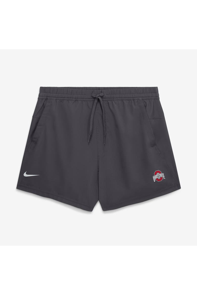 Men's Nike Anthracite Ohio State Buckeyes Primary Logo Form Shorts, Main, color, Anthracite