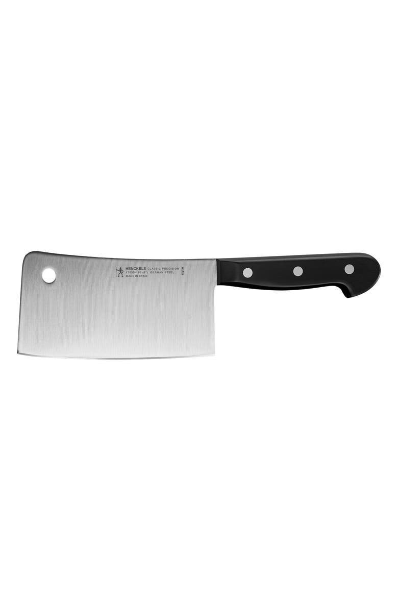 HENCKELS CUTLERY Classic Precision 6-Inch Cleaver Knife, Main, color, Stainless Steel