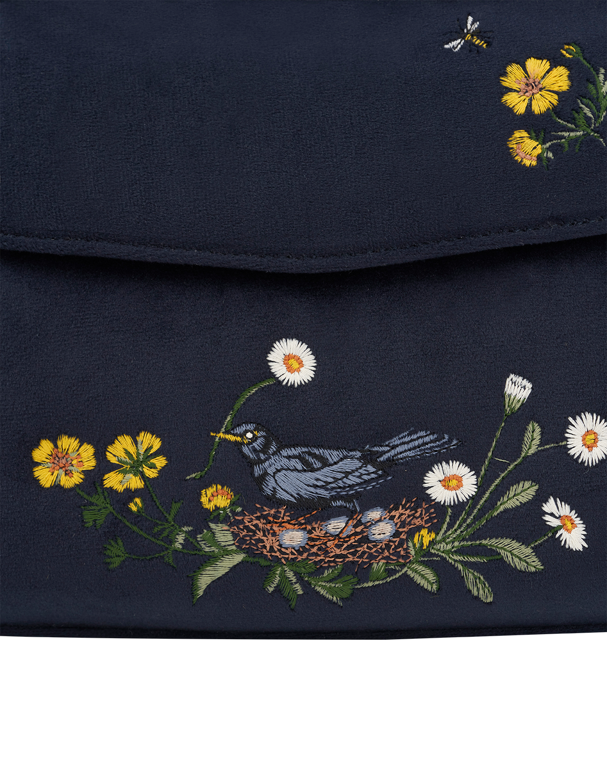 Fable England Blackbird Mini Top Handle Bag, Alternate, color, Navy