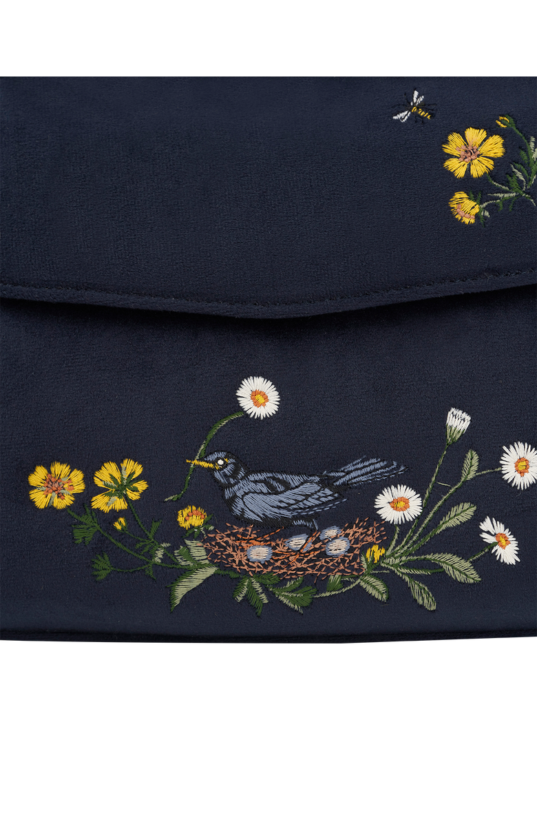 Fable England Blackbird Mini Top Handle Bag, Alternate, color, Navy