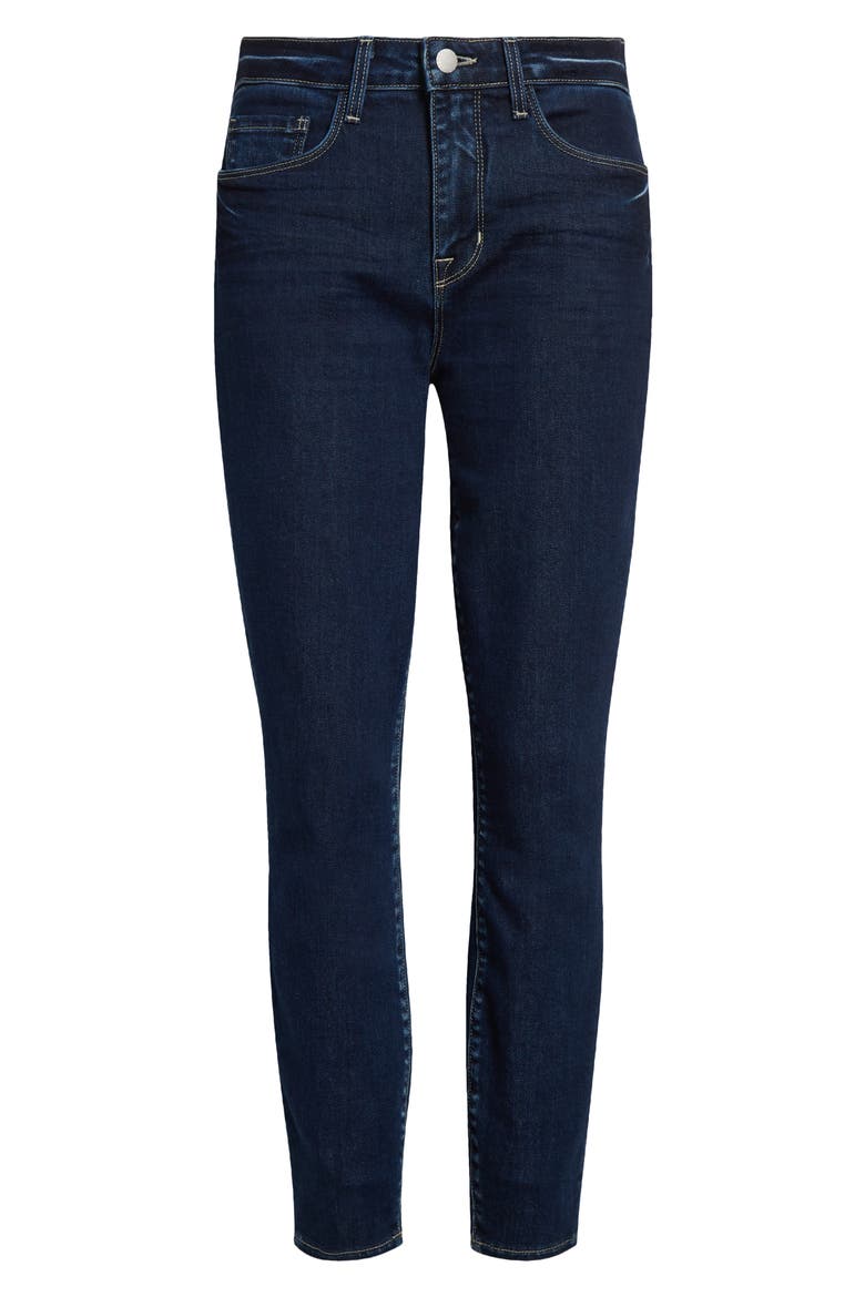 Margot High Waist Crop Skinny Jeans, Alternate, color, STANTON