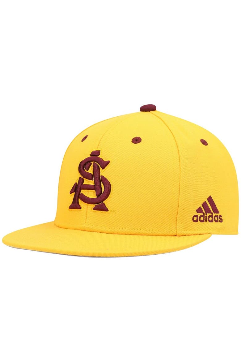 Men's adidas Gold Arizona State Sun Devils On-Field Baseball Fitted Hat, Main, color, Gold