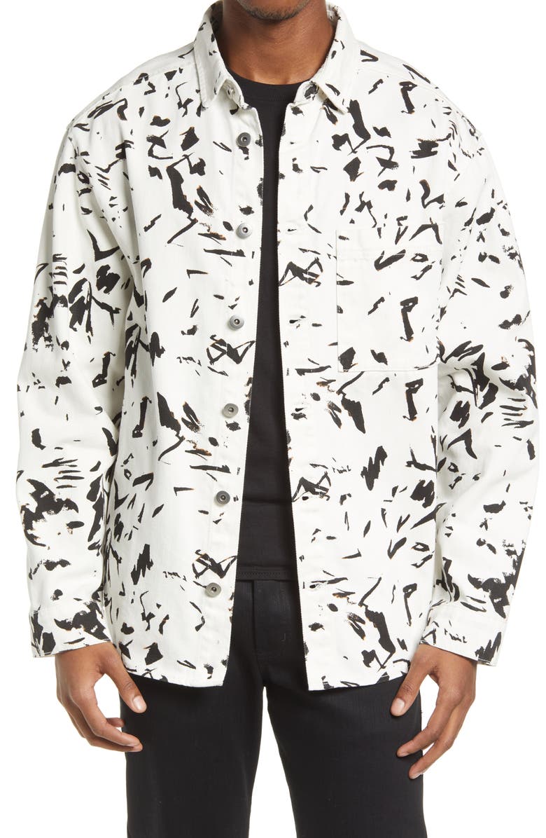 Nordstrom Cristina Martinez Gender Inclusive Denim Button-Up Shirt, Main, color, 