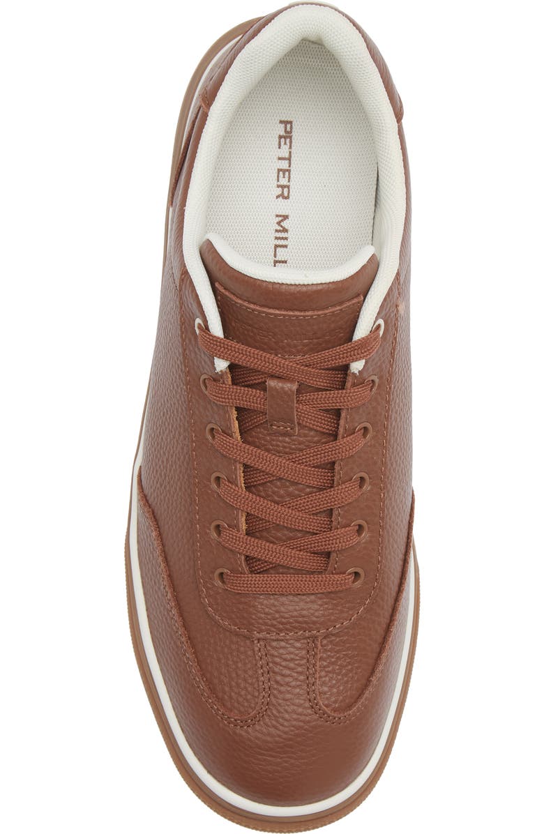 Peter Millar Drift Hybrid Water Resistant Leather Golf Shoe, Alternate, color, Whiskey