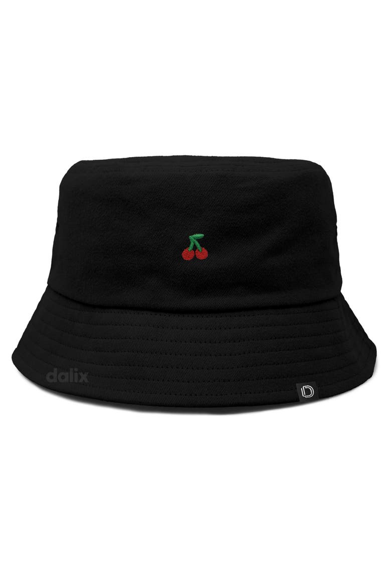 Lil Cherry Bucket Hat, Main, color, Black