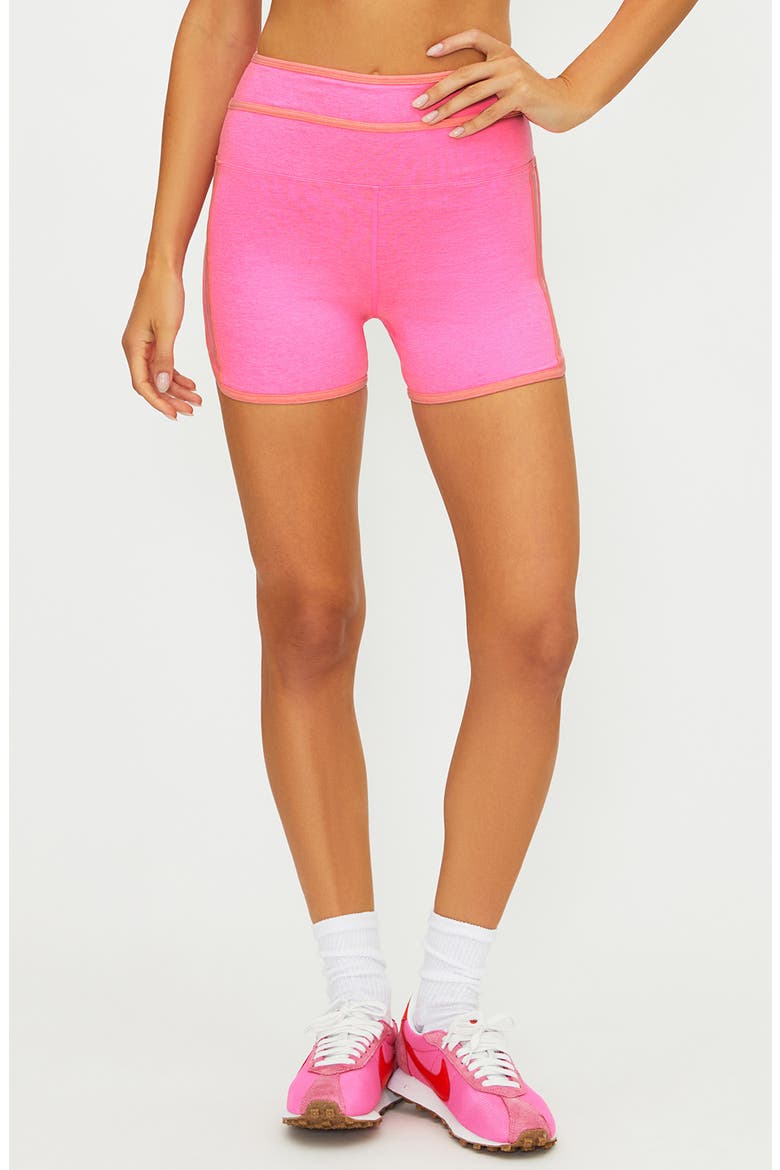 Ryder High Waist Bike Shorts, Main, color, SHORELINE