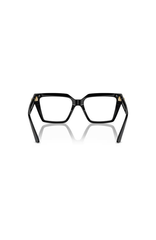 Jimmy Choo 52mm Cat Eye Optical Glasses In Black