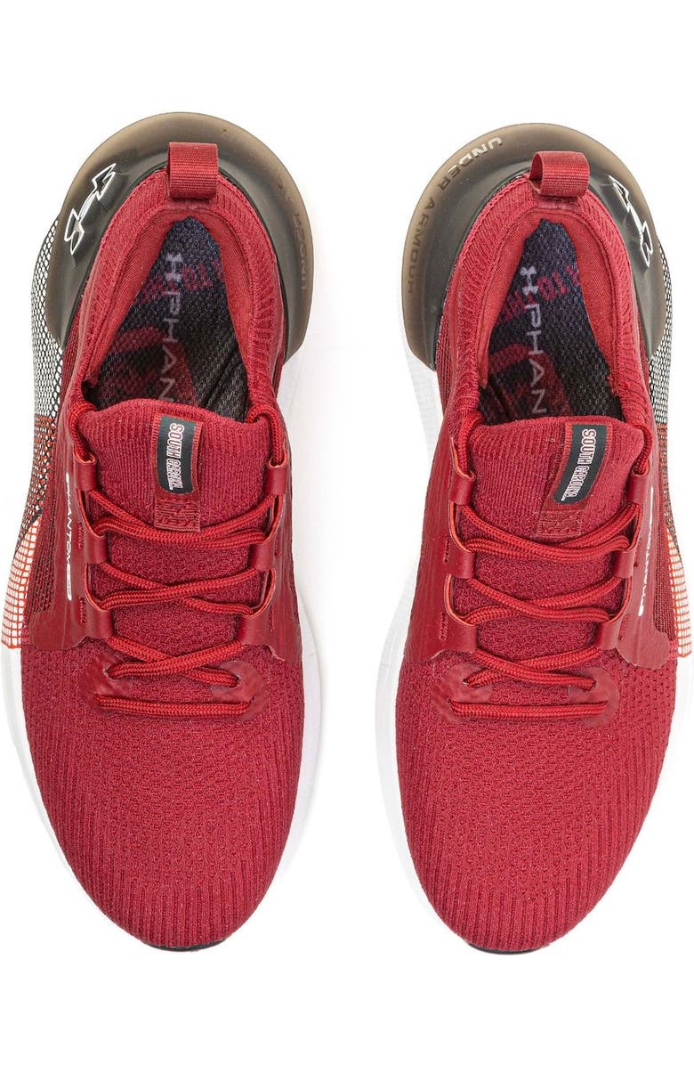 Under Armour Men's Under Armour Garnet South Carolina Gamecocks HOVR Phantom 3 Running Shoes, Alternate, color,