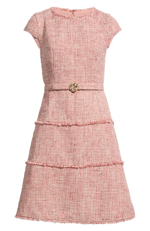 Heritage Tweed Midi Dress