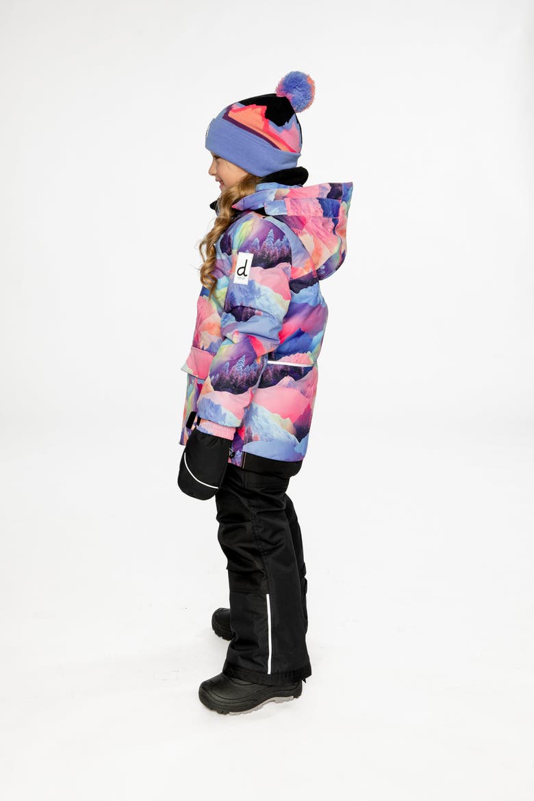 Mountain Play Jacket & Reinforced Pants Two Piece Snowsuit, Alternate, color, Pink Print with Blue Mountains