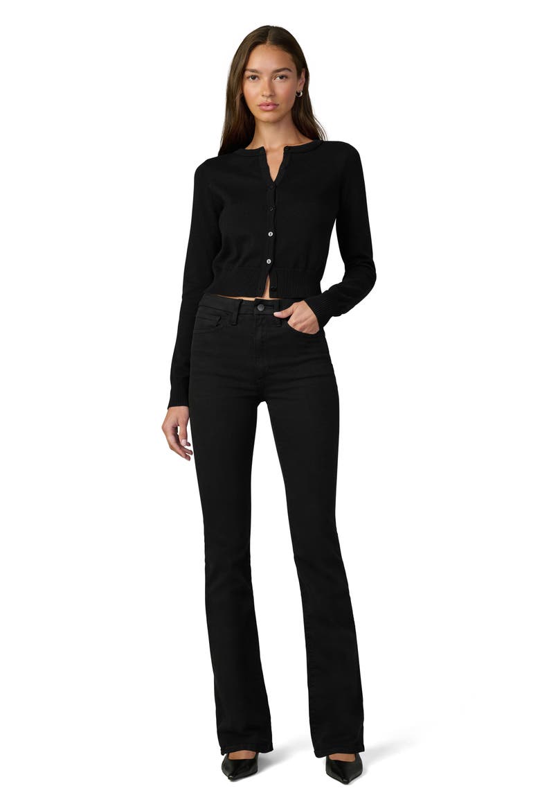 The Hi Honey Curvy Bootcut Jeans, Alternate, color, BLACK
