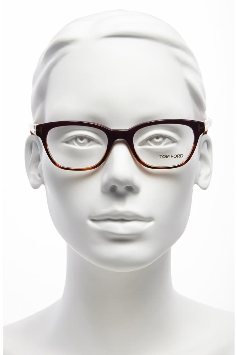 49mm Optical Glasses, Alternate, color, SHINY DARK VIOLET
