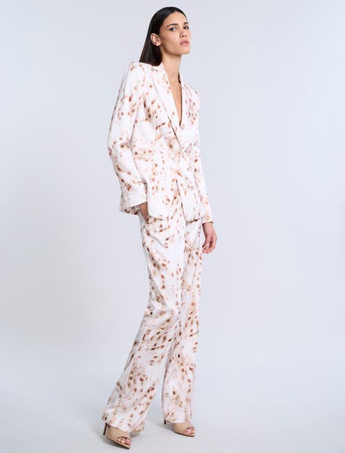 Bcbg Single Breasted Animal Print' In White