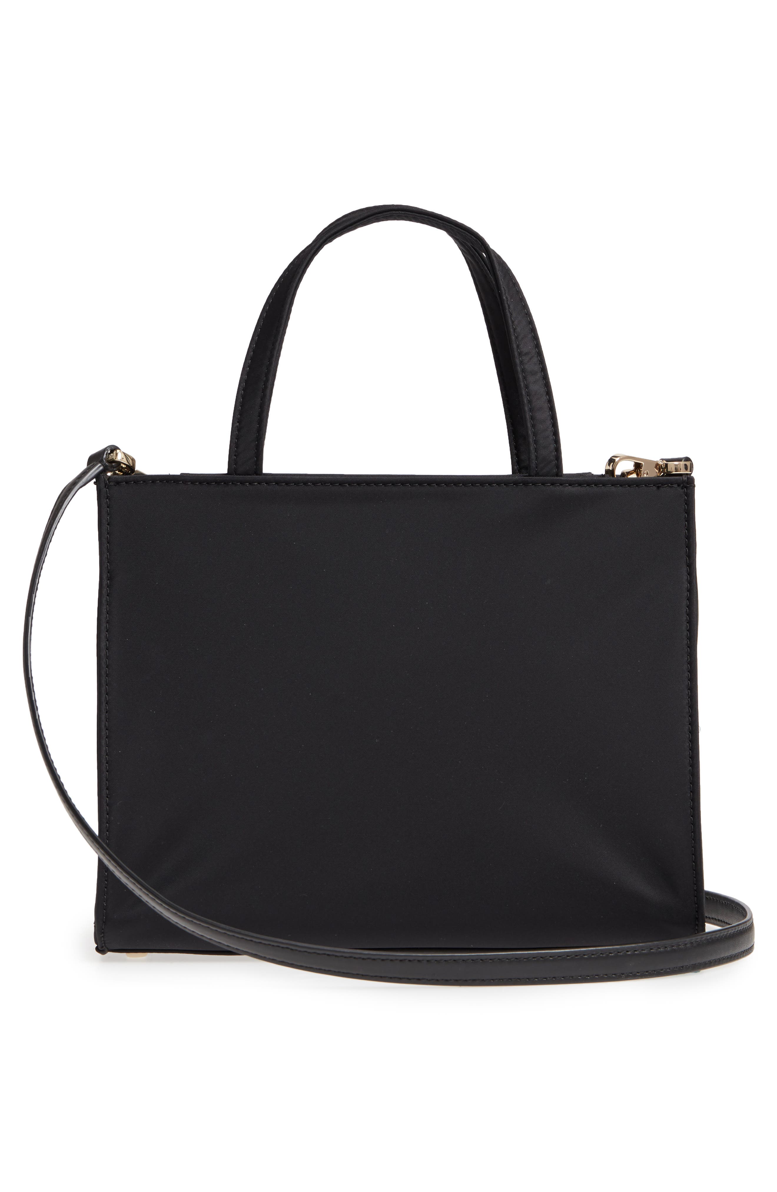watson lane – sam nylon satchel, Alternate, color, BLACK
