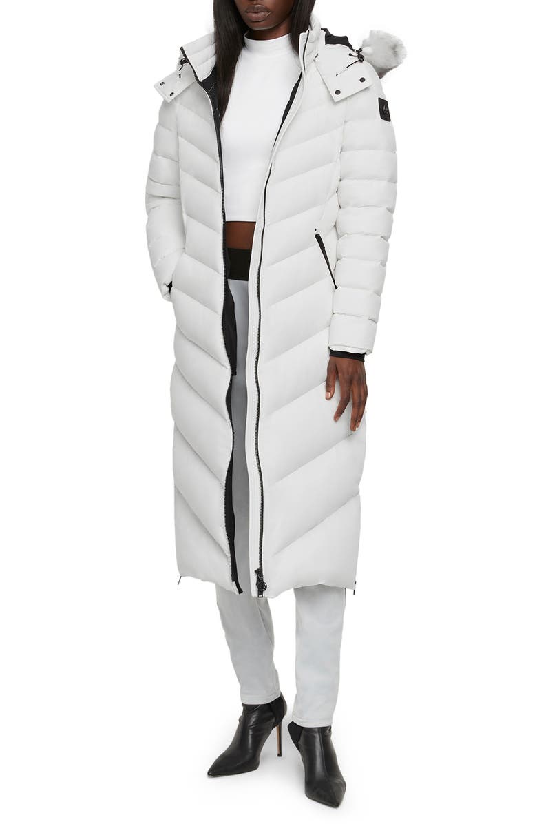 Moose Knuckles Cooper Lake Wind & Water Resistant 800 Fill Power Down Puffer Coat with Removable Genuine Shearling Trim, Main, color,