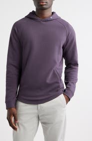Swannies Luke Hooded Cotton Blend Performance Pullover