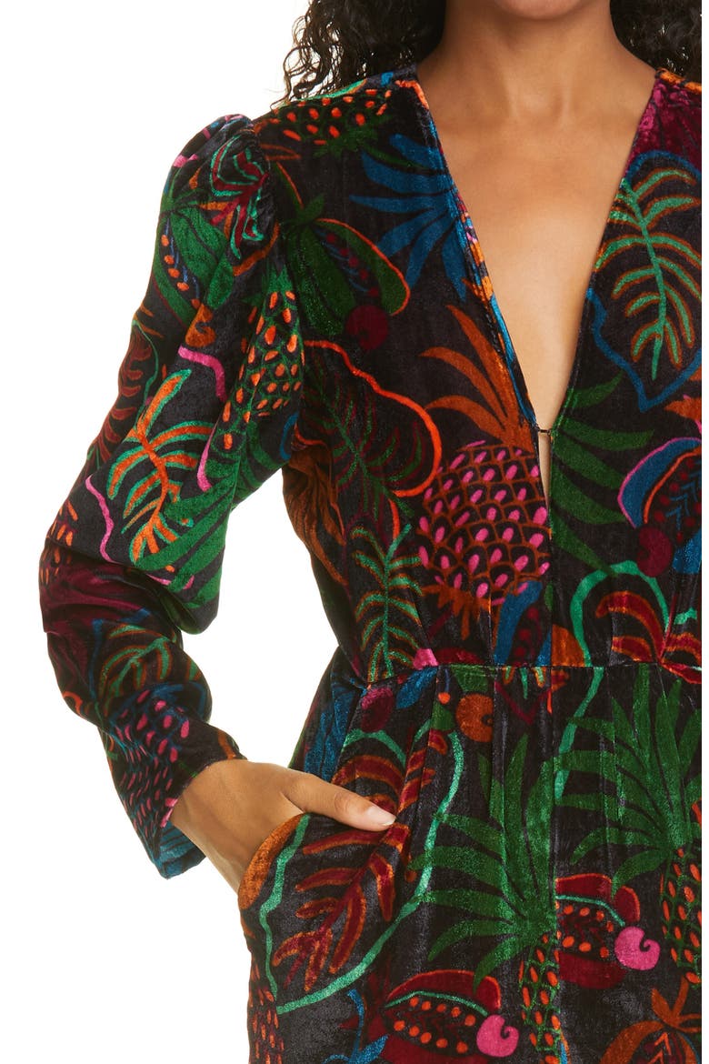Fruits Dream Jumpsuit, Alternate, color, BLACK