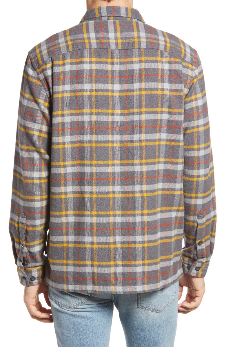 Patagonia Fjord Regular Fit Organic Cotton Flannel Shirt, Alternate, color, 