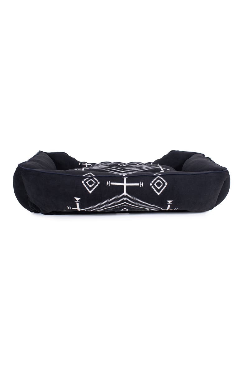 Fleece Kuddler Dog Bed, Alternate, color, LOS OJOS