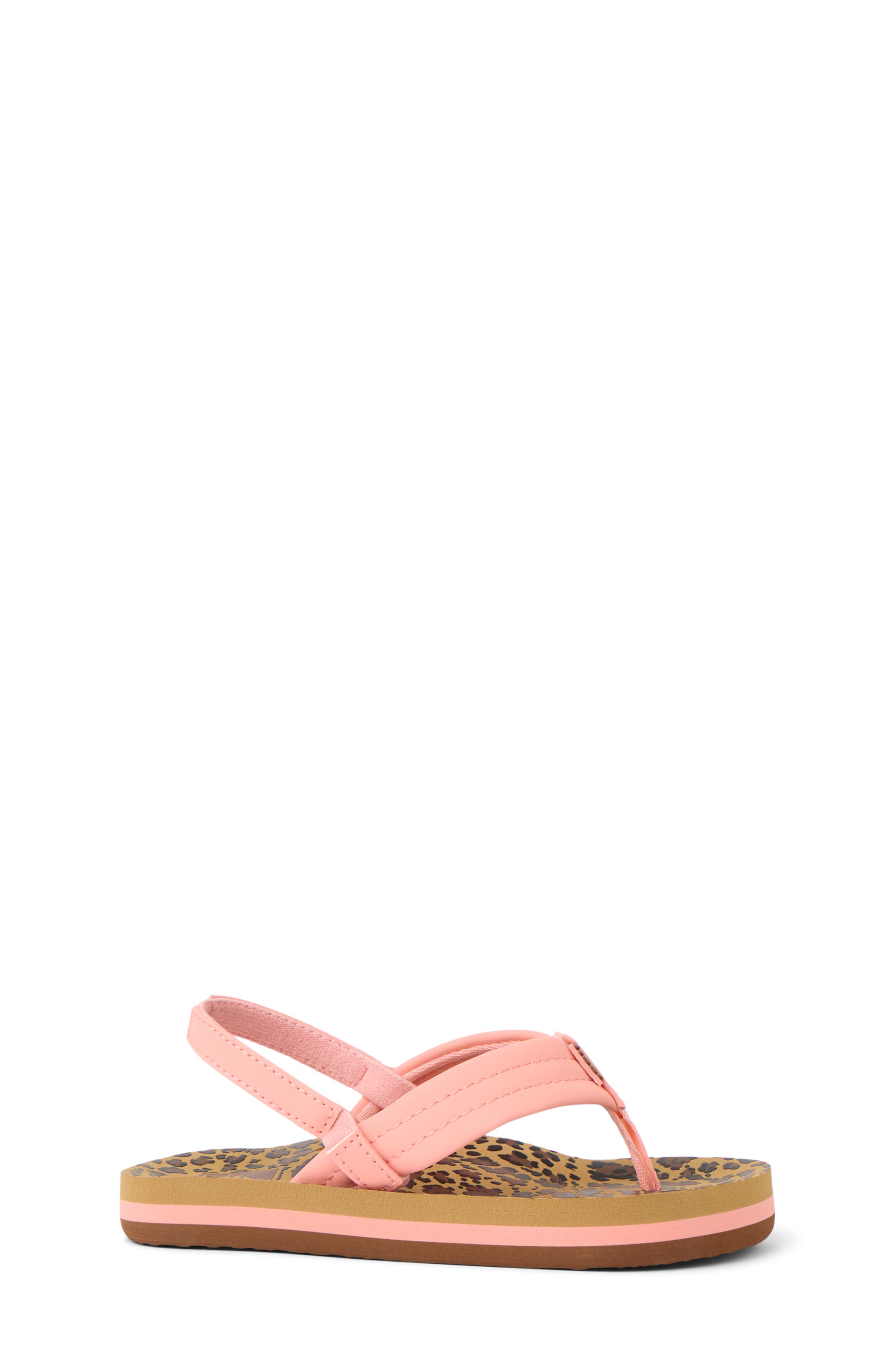 Reef Kids' Little Ahi Flip Flop, Alternate, color, Leopard/Canyon Sunset