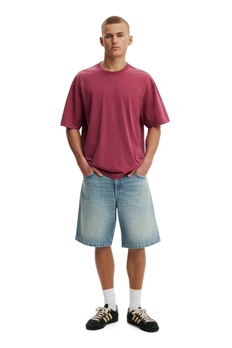 Men's Everyday Fit T-Shirt, Alternate, color, Raspberry Wash