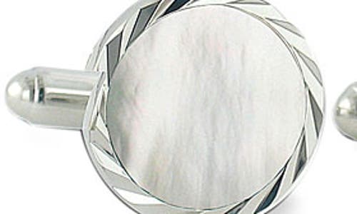 David Donahue Mother-of-pearl Cuff Link & Stud Set