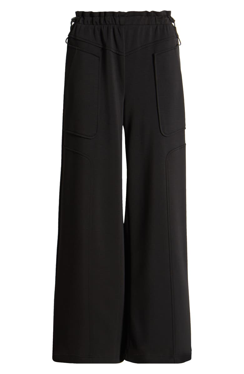 Wit & Wisdom Skyrise Pull-On Wide Leg Pants, Alternate, color, Black