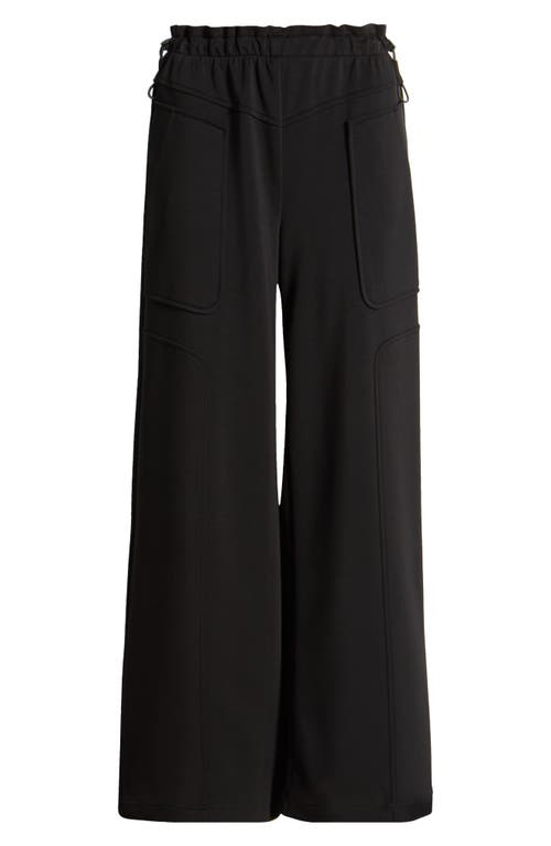 Wit & Wisdom Skyrise Glider Pull-on Wide Leg Pants In Black