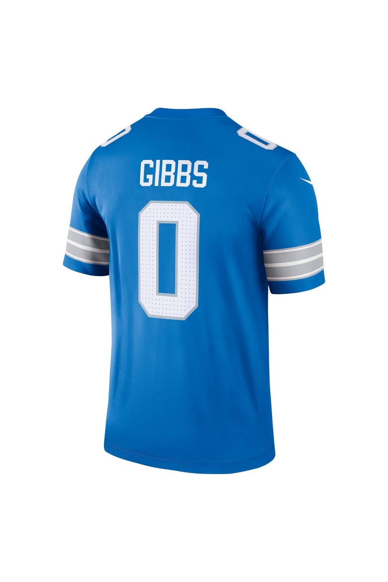 Men's Nike Jahmyr Gibbs Blue Detroit Lions Team Legend Jersey, Alternate, color, Blue